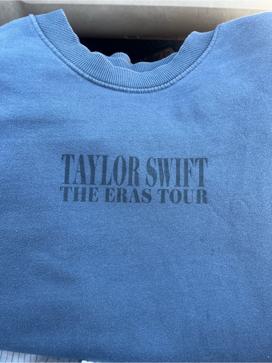 Taylor Swift Tops - OFFICIAL Taylor Swift 'The Eras Tour' Navy Crewneck Sweatshirt